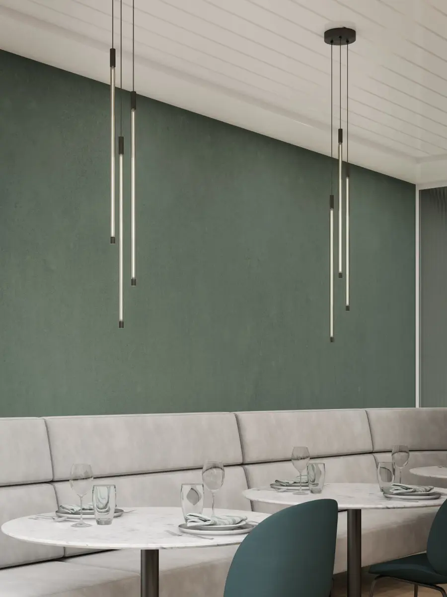 Motif 27-Inch Multi-Light Pendant in Brushed Gold - Image 2