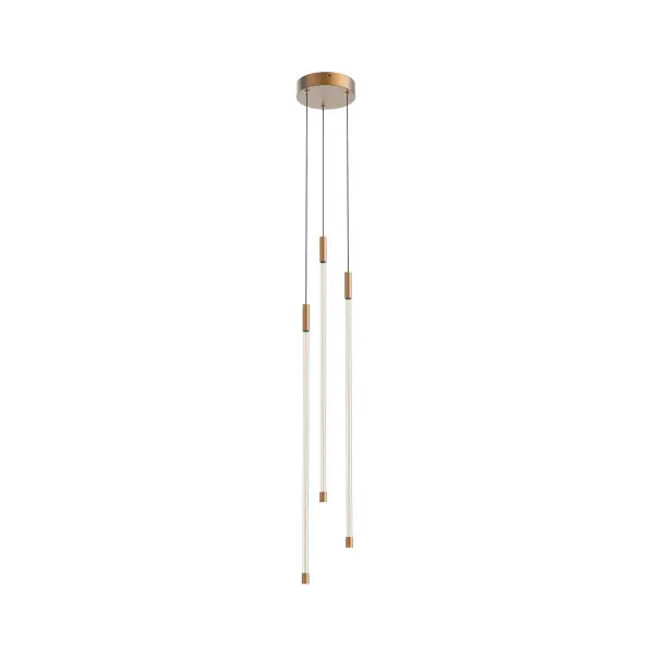 Motif 27-Inch Multi-Light Pendant in Brushed Gold - Image 12
