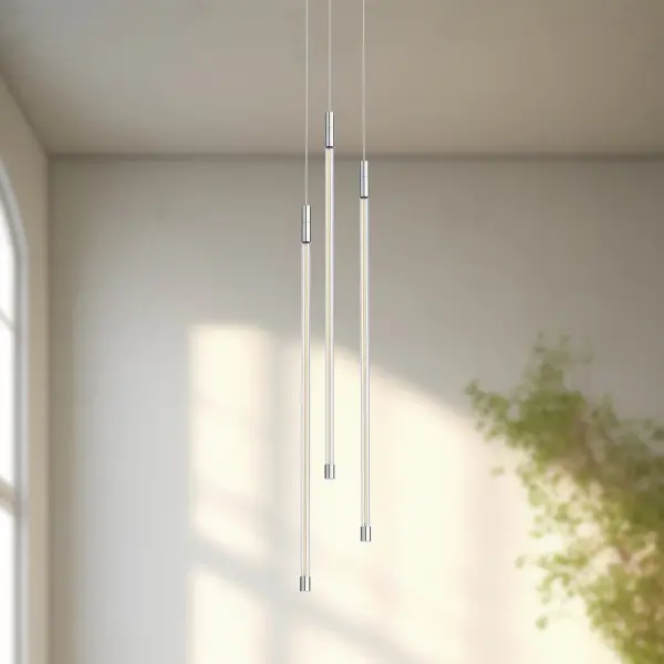 Motif 27-Inch Multi-Light Pendant in Brushed Gold - Image 5