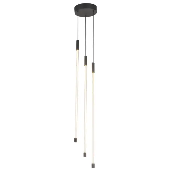 Motif 27-Inch Multi-Light Pendant in Brushed Gold - Image 7