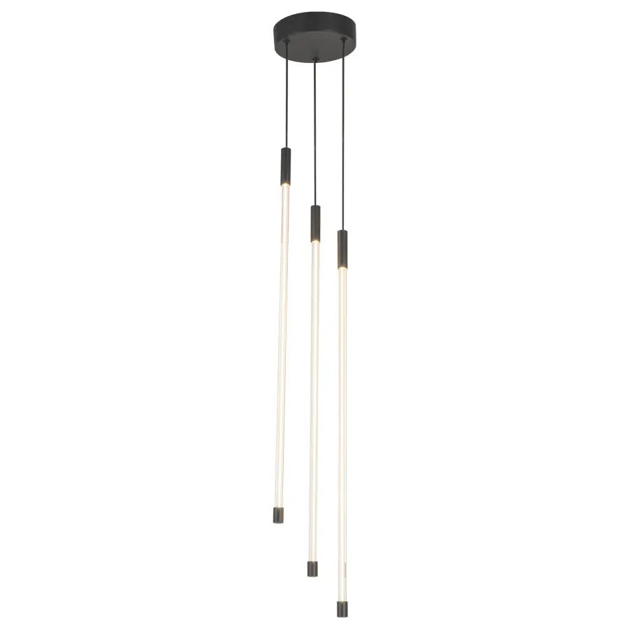 Motif 27-Inch Multi-Light Pendant in Brushed Gold - Image 7