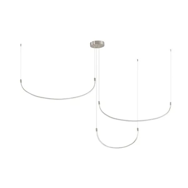 Talis 70-Inch Multi Pendant in Brushed Gold - Image 4