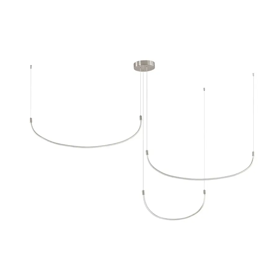 Talis 70-Inch Multi Pendant in Brushed Gold - Image 4