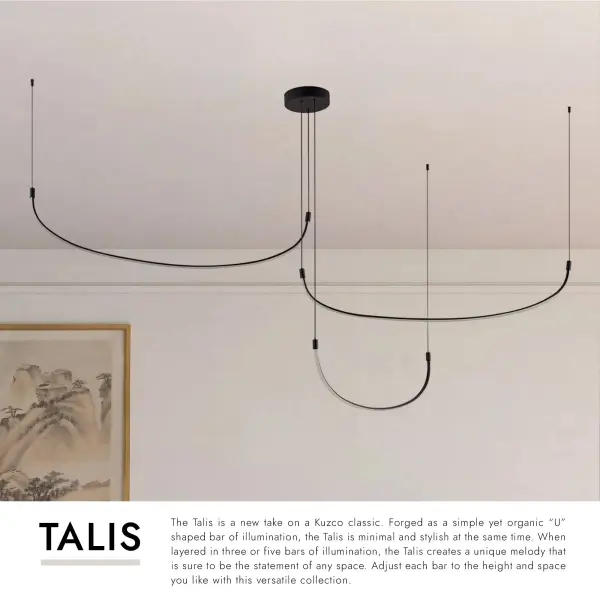 Talis 90-Inch Multi Pendant - Image 6
