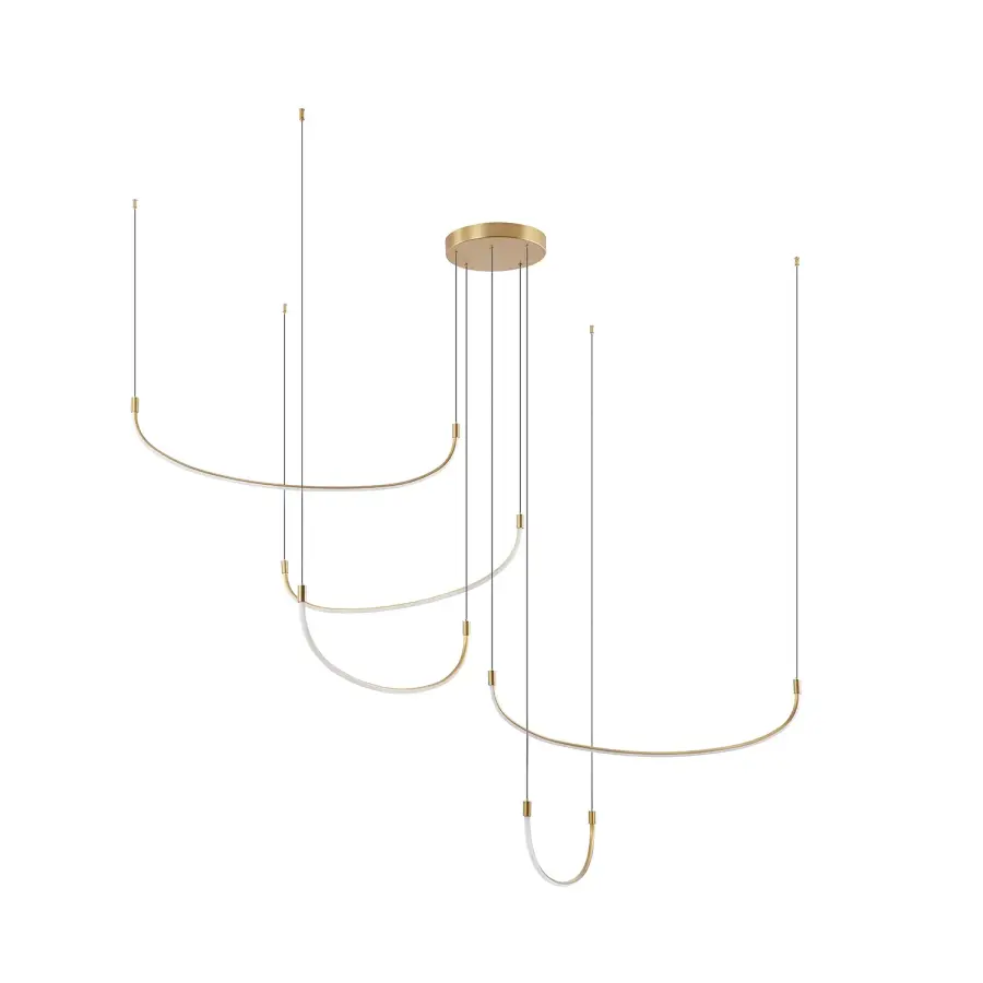 Talis 70-Inch Multi Pendant in Brushed Nickel - Image 1