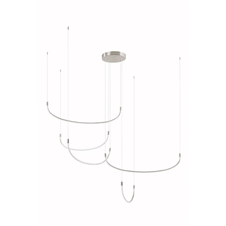 Talis 70-Inch Multi Pendant in Brushed Nickel - Image 5
