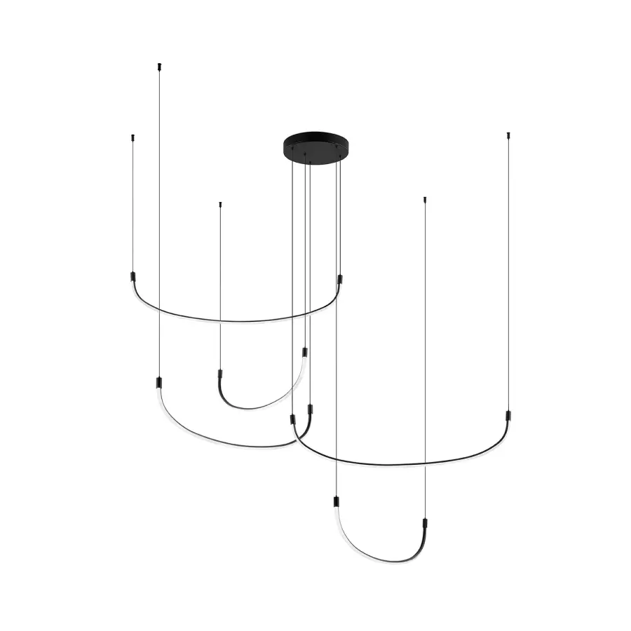 Talis 70-Inch Multi Pendant in Brushed Nickel - Image 7