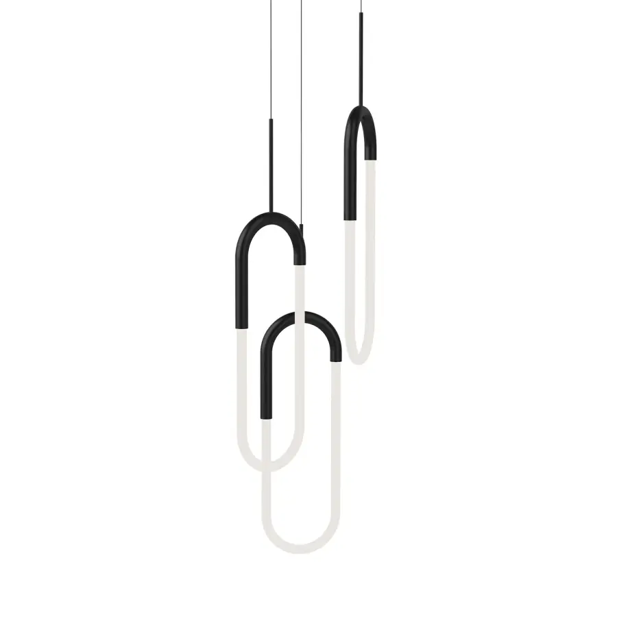 Huron 3-Light Multi Pendant in Brushed Gold - Image 1
