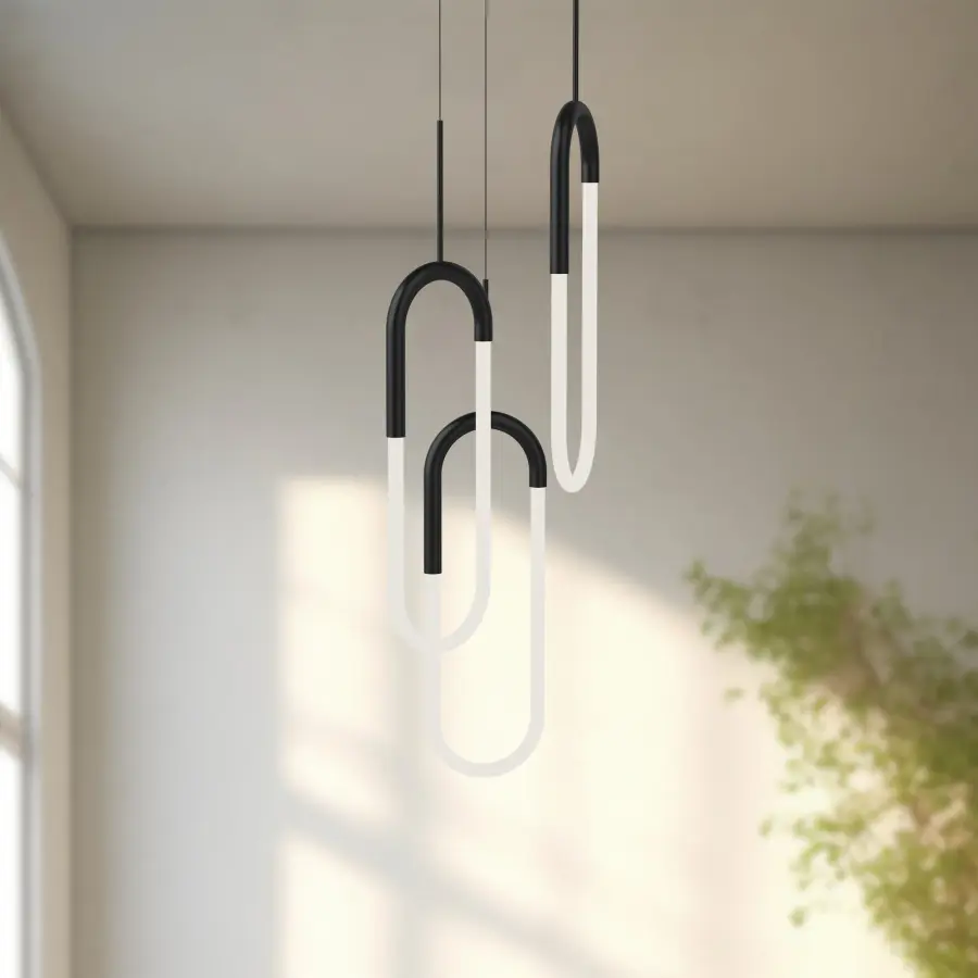Huron 3-Light Multi Pendant in Brushed Gold - Image 2