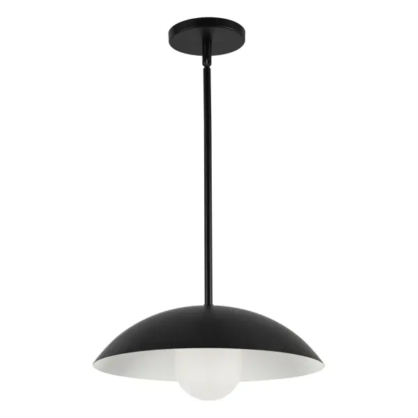 Umbra 14-Inch Vintage Brass Pendant with Opal Glass - Image 8