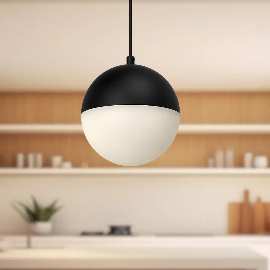 Monae 6-Inch Pendant in Brushed Gold - Image 2