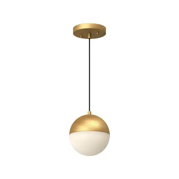 Monae 6-Inch Pendant in Brushed Gold - Image 4