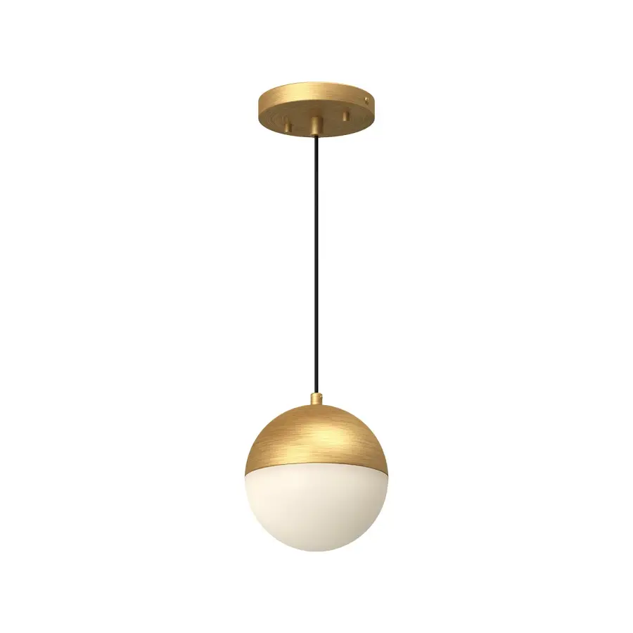 Monae 6-Inch Pendant in Brushed Gold - Image 4