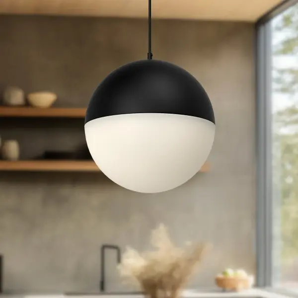 Monae 8-Inch Pendant in Brushed Gold - Image 2