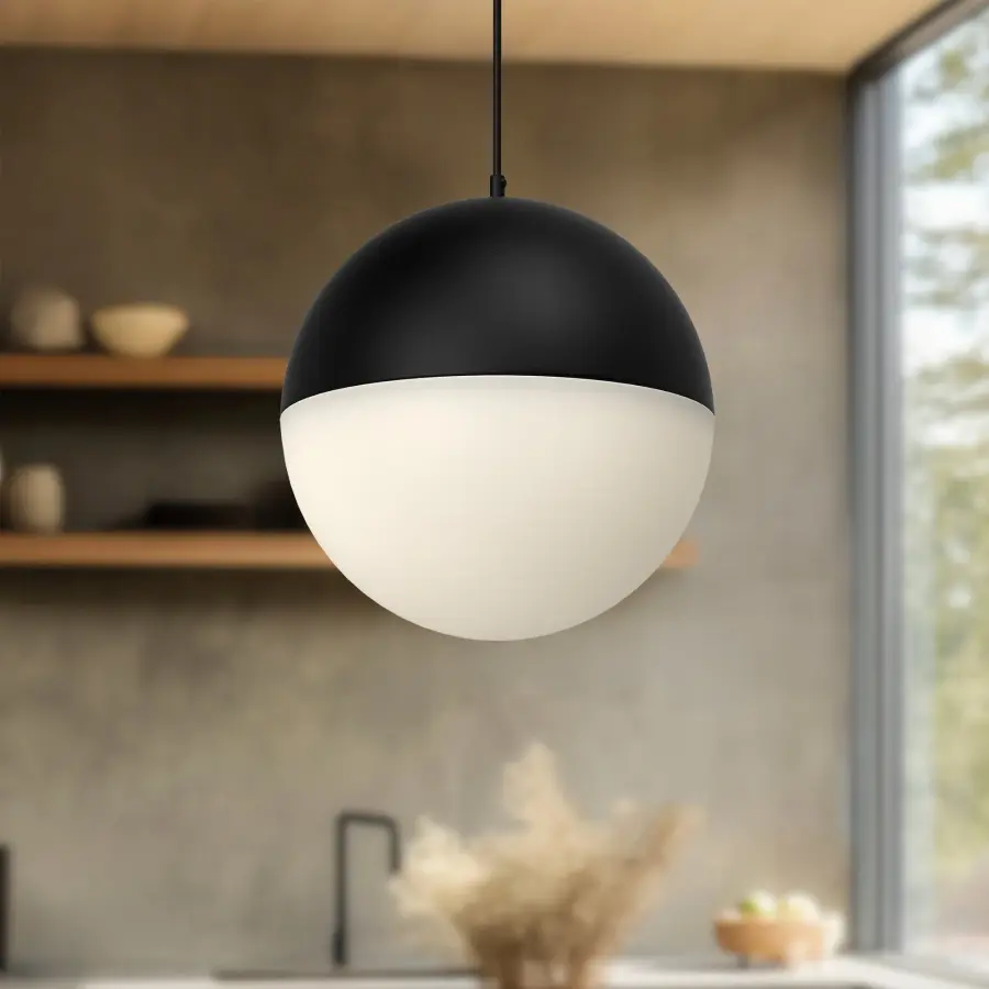 Monae 8-Inch Pendant in Brushed Gold - Image 2