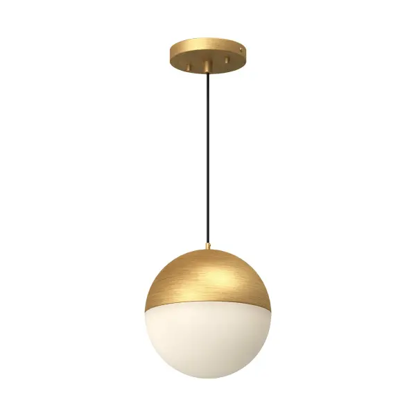 Monae 8-Inch Pendant in Brushed Gold - Image 4
