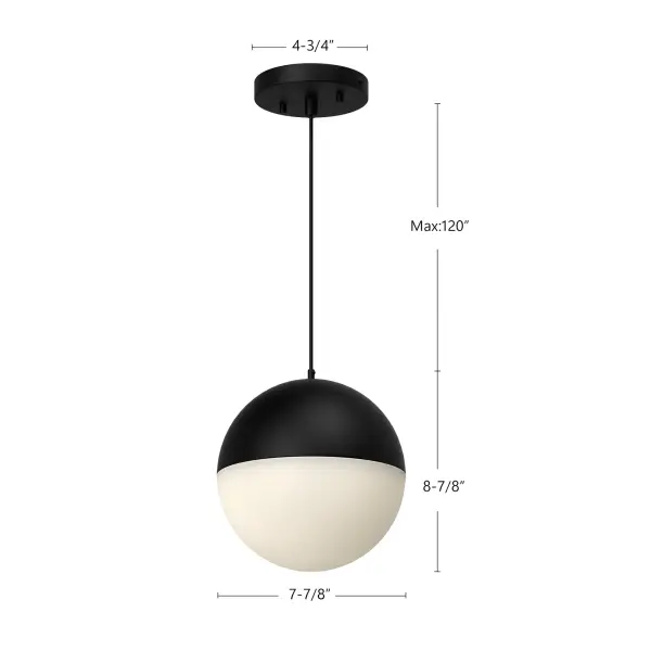 Monae 8-Inch Pendant in Brushed Gold - Image 5