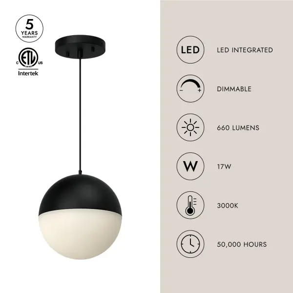 Monae 8-Inch Pendant in Brushed Gold - Image 7