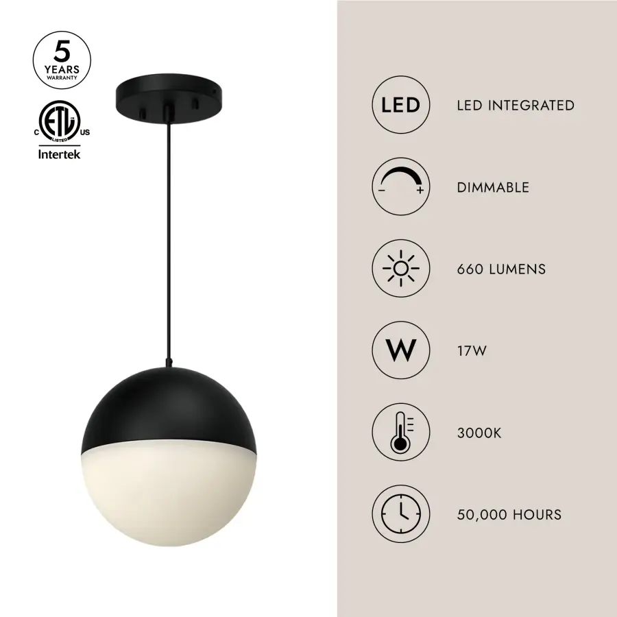 Monae 8-Inch Pendant in Brushed Gold - Image 7
