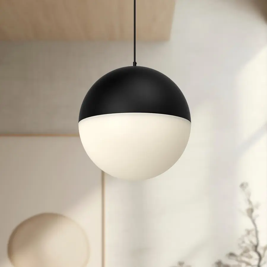 Monae 10-Inch Brushed Gold Pendant Light - Image 4
