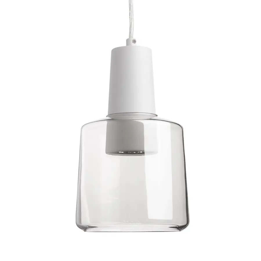 Samson 6-Inch Clear Glass Pendant Light - Image 1