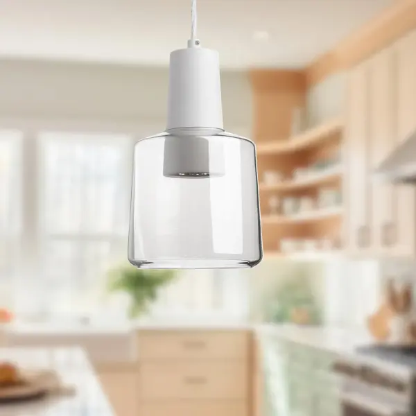 Samson 6-Inch Clear Glass Pendant Light - Image 2