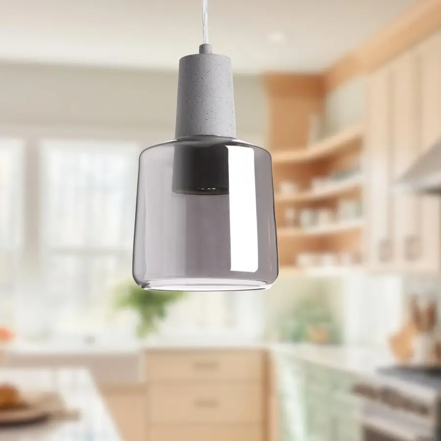 Samson 6-Inch Clear Glass Pendant Light - Image 3