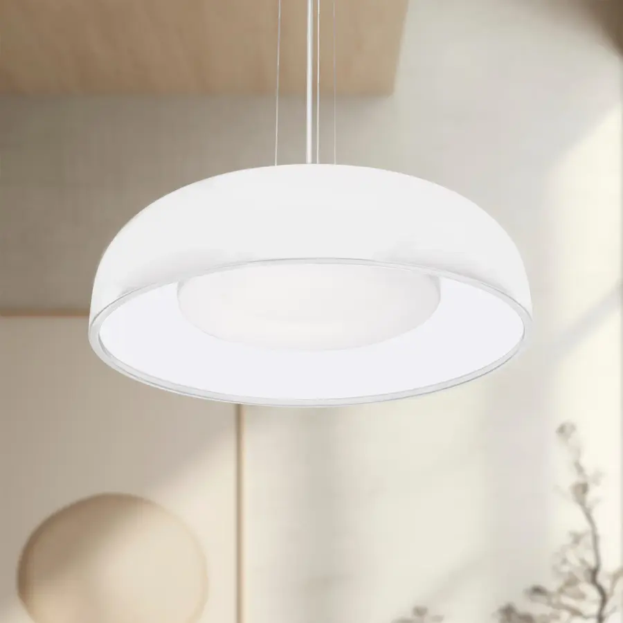Beacon 20-Inch White Pendant Light - Image 4