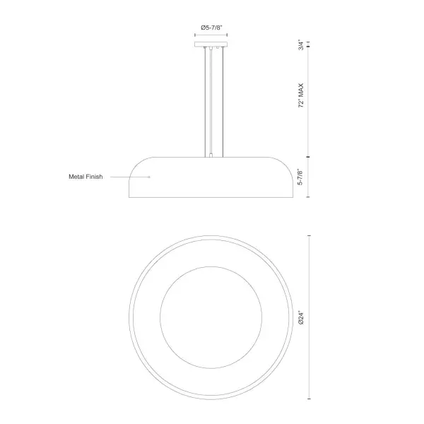 Beacon 24-Inch Pendant Light - Image 9