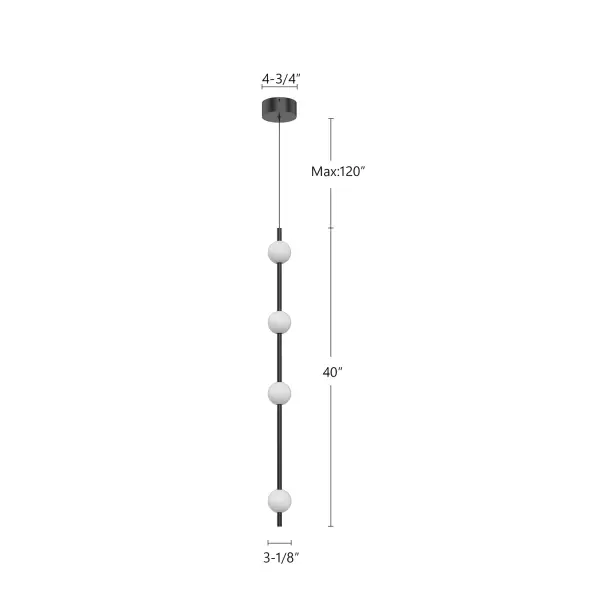 Misaki 40-Inch Pendant Light - Image 5