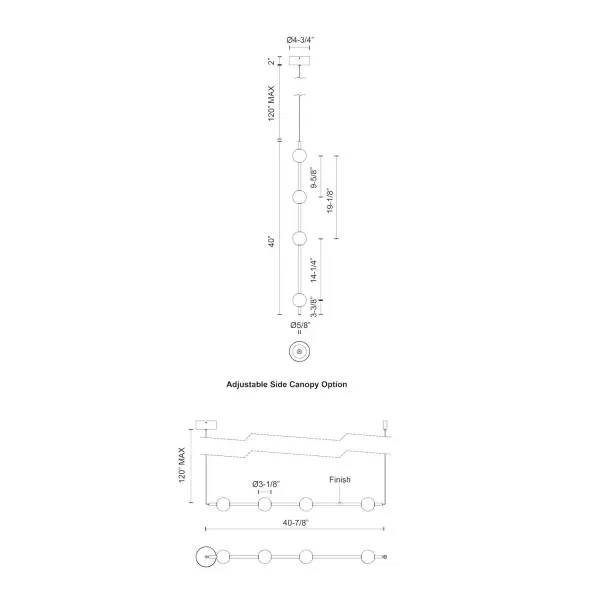 Misaki 40-Inch Pendant Light - Image 6