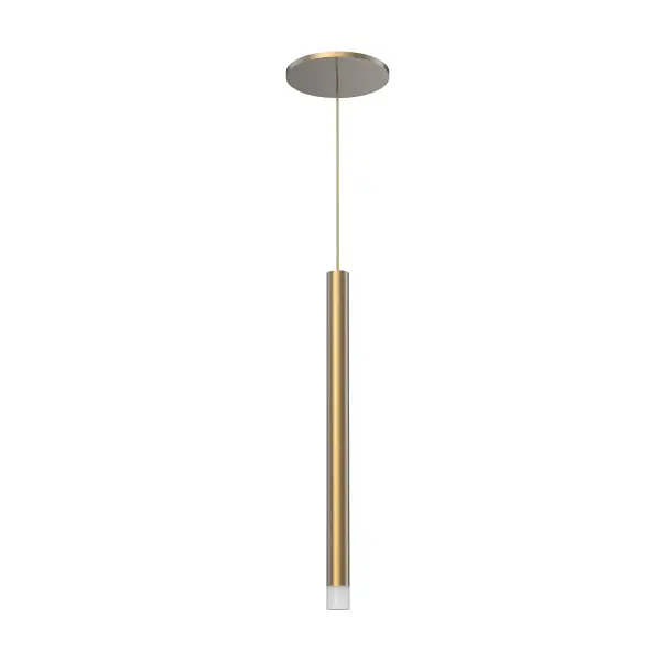 Elixir 15-Inch Pendant in Brushed Gold - Image 1