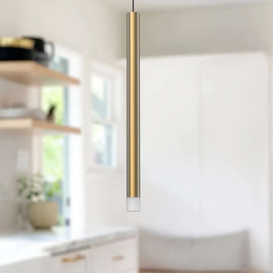 Elixir 15-Inch Pendant in Brushed Gold - Image 2