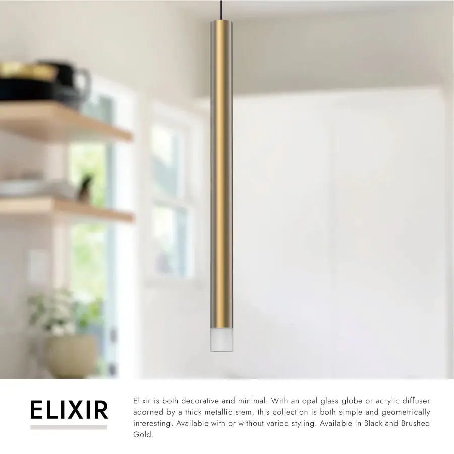 Elixir 15-Inch Pendant in Brushed Gold - Image 8