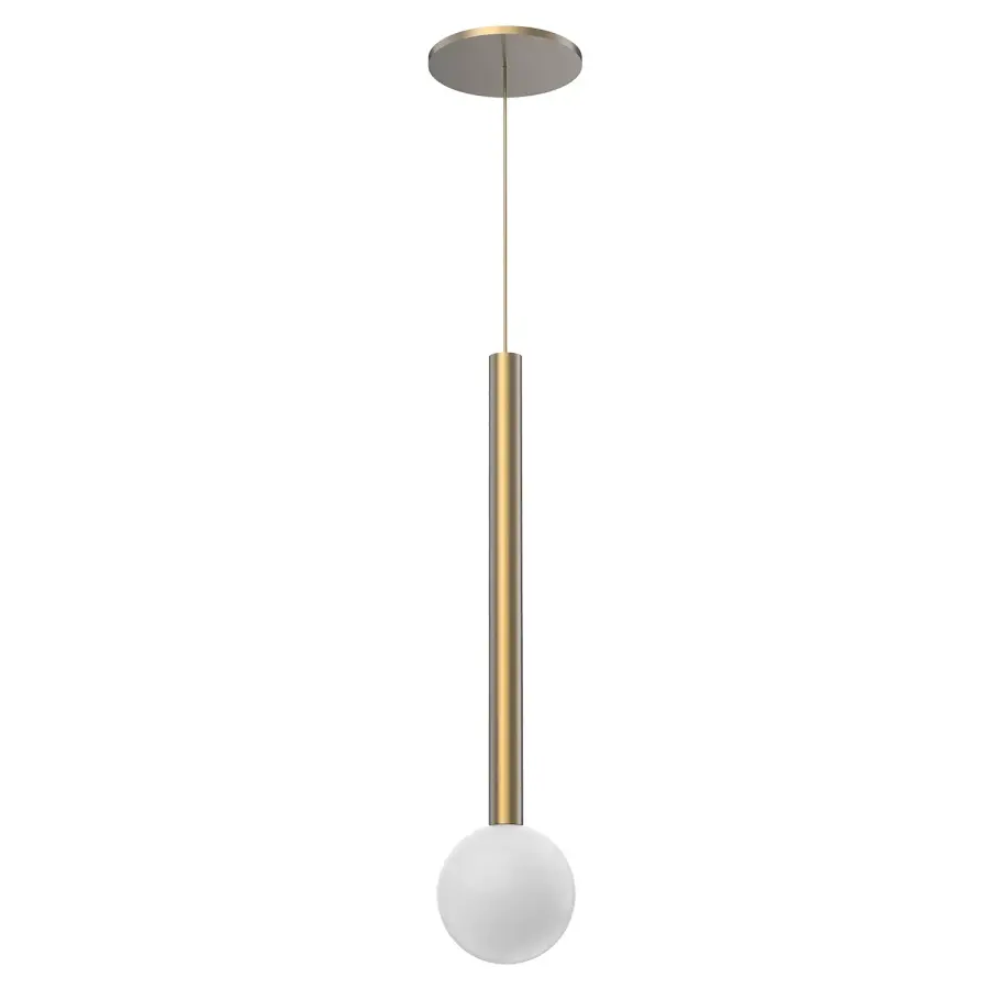 Elixir 18-Inch Pendant in Brushed Gold - Image 1