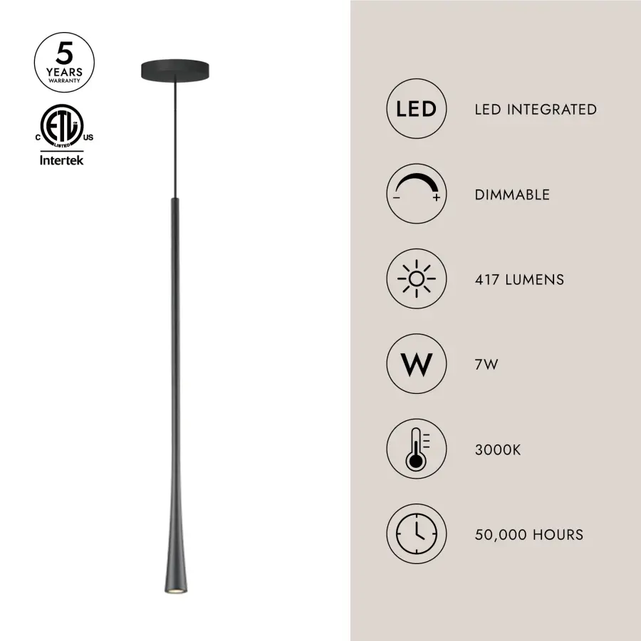 Taper 24-Inch Pendant Light - Image 12