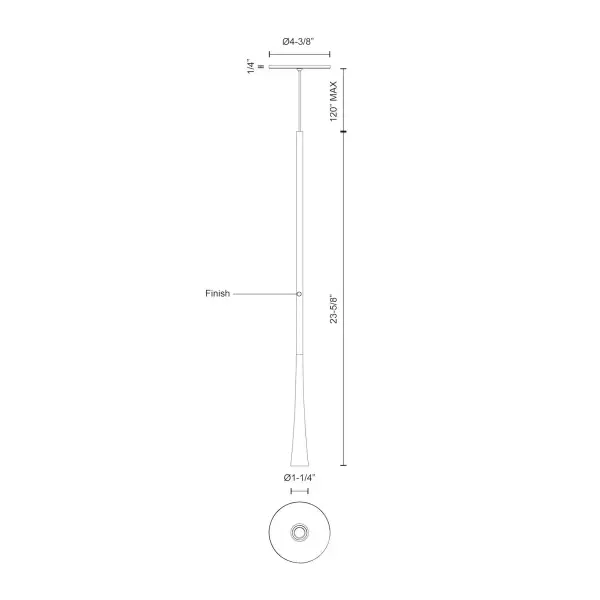 Taper 24-Inch Pendant Light - Image 13