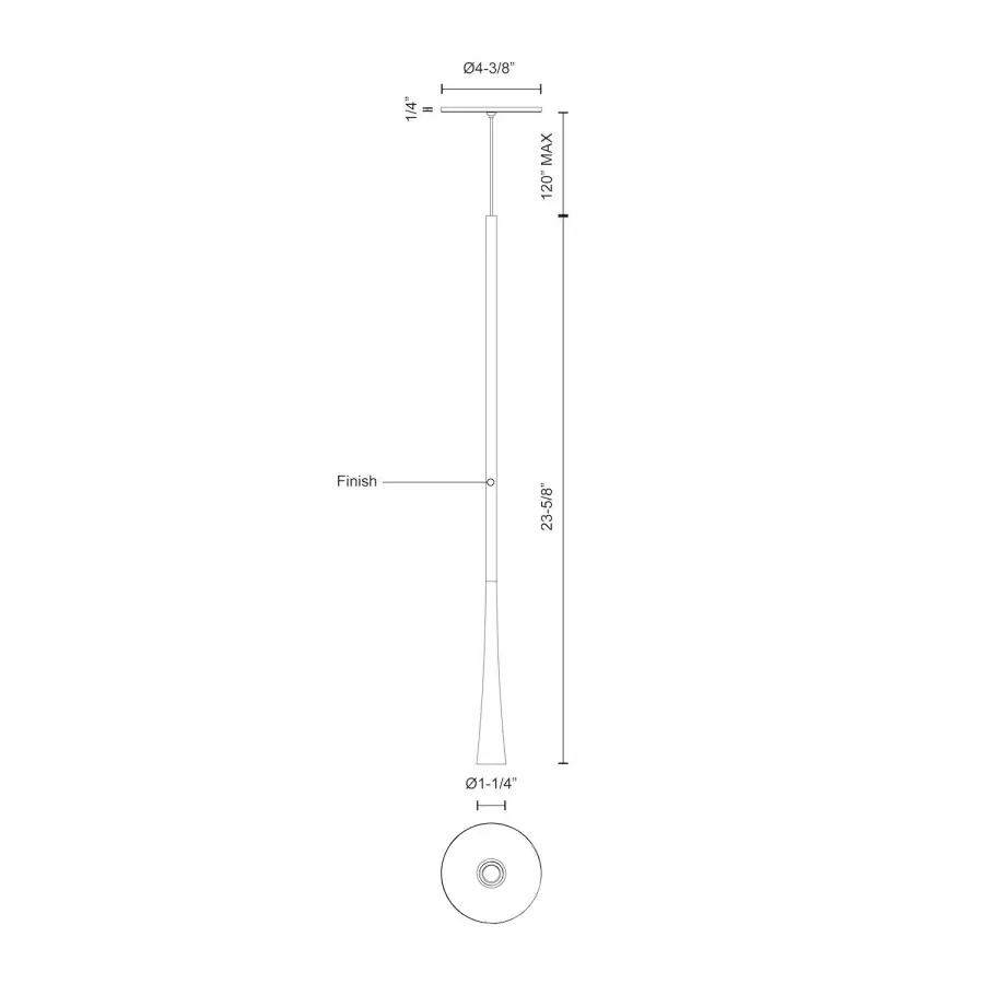 Taper 24-Inch Pendant Light - Image 13