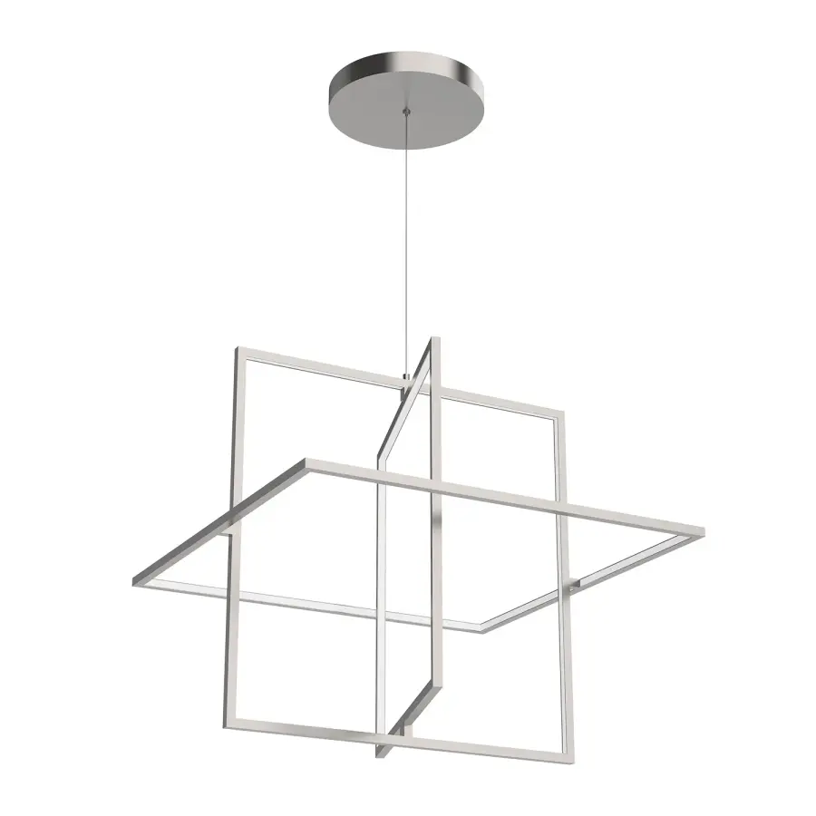 Mondrian 28-Inch Pendant Light in Matte Black - Image 2