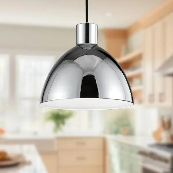 Chroma 9-Inch Pendant Light in Matte Black - Image 3