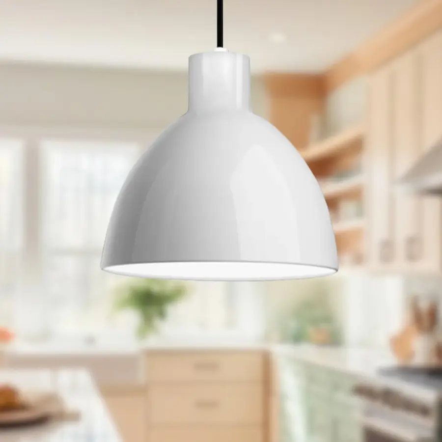 Chroma 9-Inch Pendant Light in Matte Black - Image 6