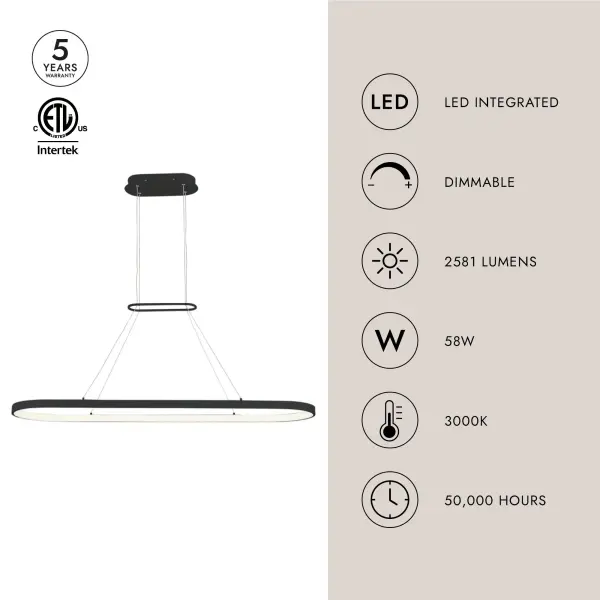 Eerie 47-Inch Pendant Light - Image 10