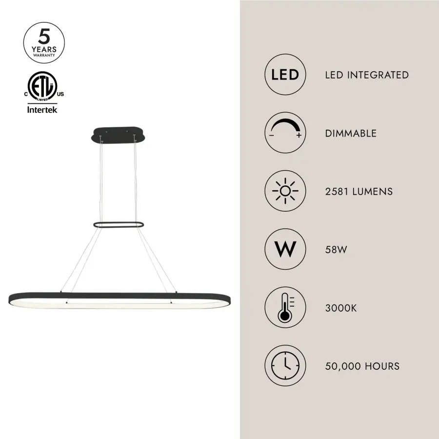 Eerie 47-Inch Pendant Light - Image 10