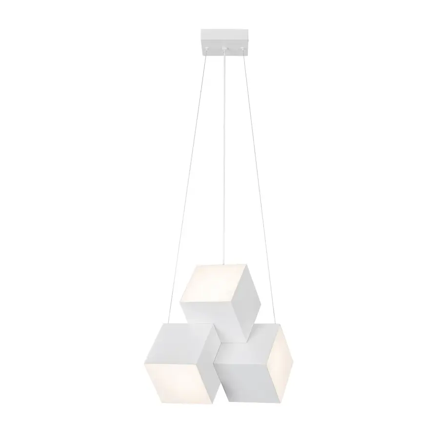 Tetra 16" Chrome Pendant Light - Image 1