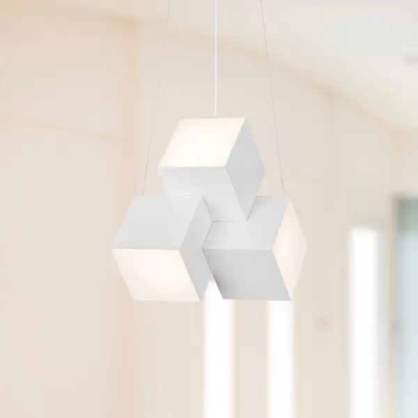 Tetra 16" Chrome Pendant Light - Image 4