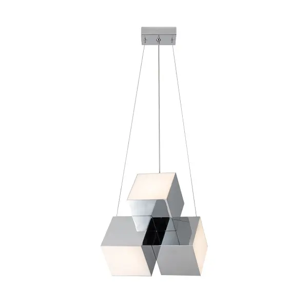 Tetra 16" Chrome Pendant Light - Image 8
