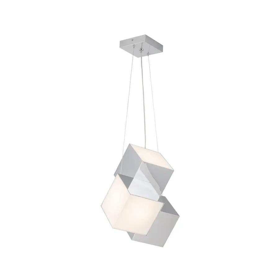 Tetra 16" Chrome Pendant Light - Image 9