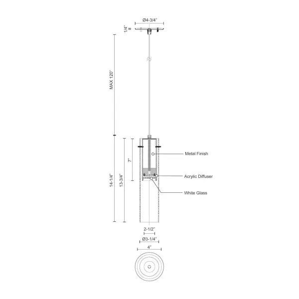 Lena 3-Inch Pendant Light - Image 11