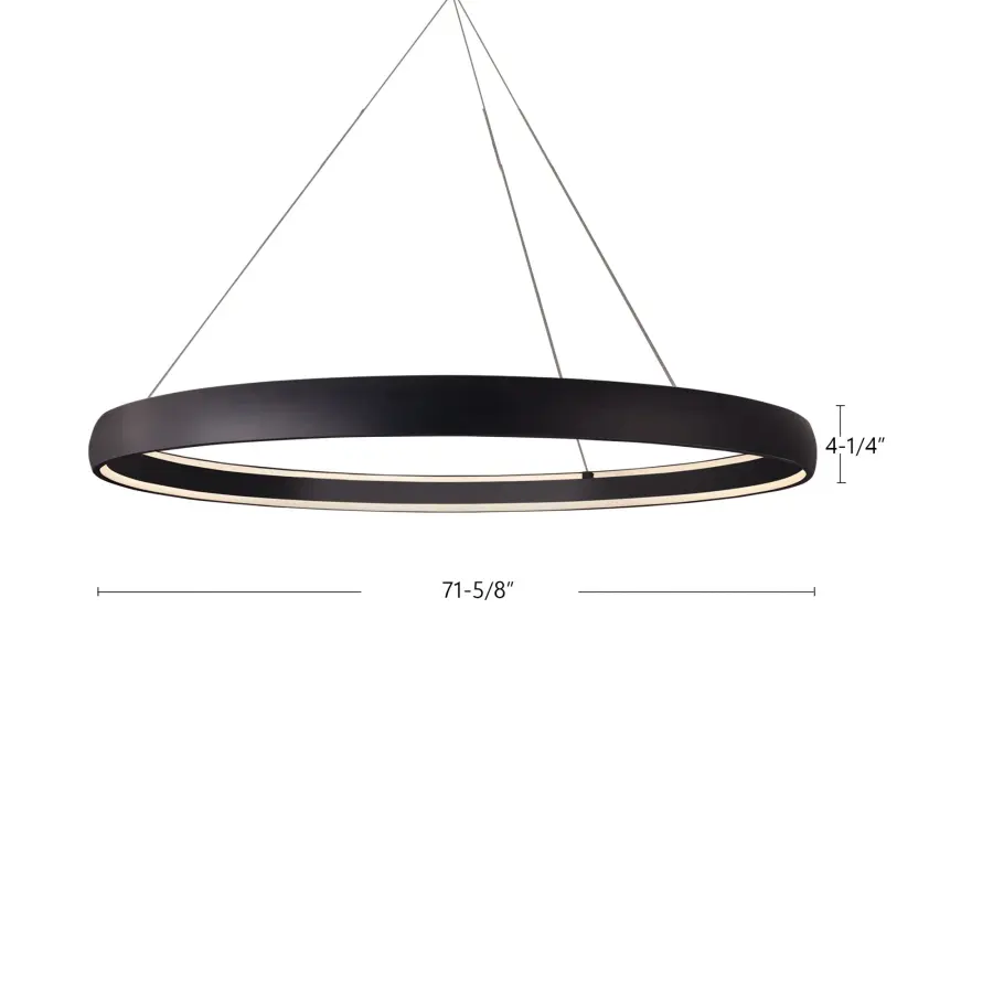 Halo 72-Inch Circular LED Pendant - Image 10