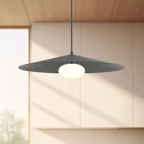 Cruz 24-Inch Pendant Light in Grey - Image 11